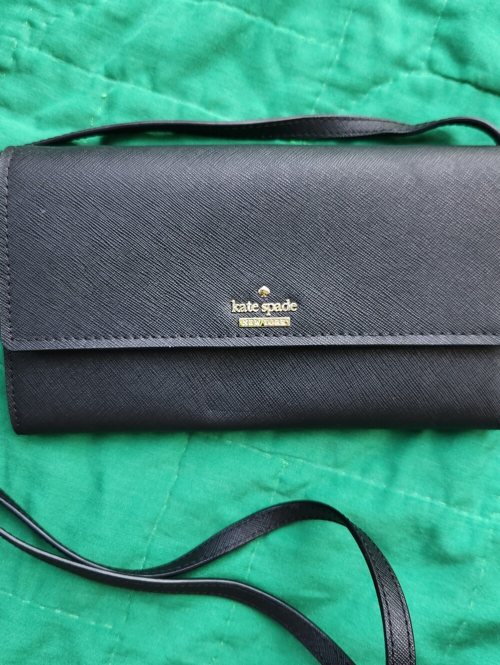 kate spade Black Crossbody Wallet